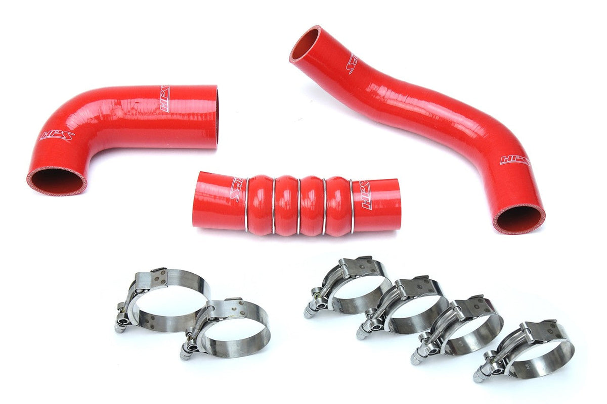HPS Performance 57-1599-RED Silicone Intercooler Hose Boots Kit For 16-20 Honda Civic 1.5L Turbo / 17-20 Civic Si 1.5L Turbo