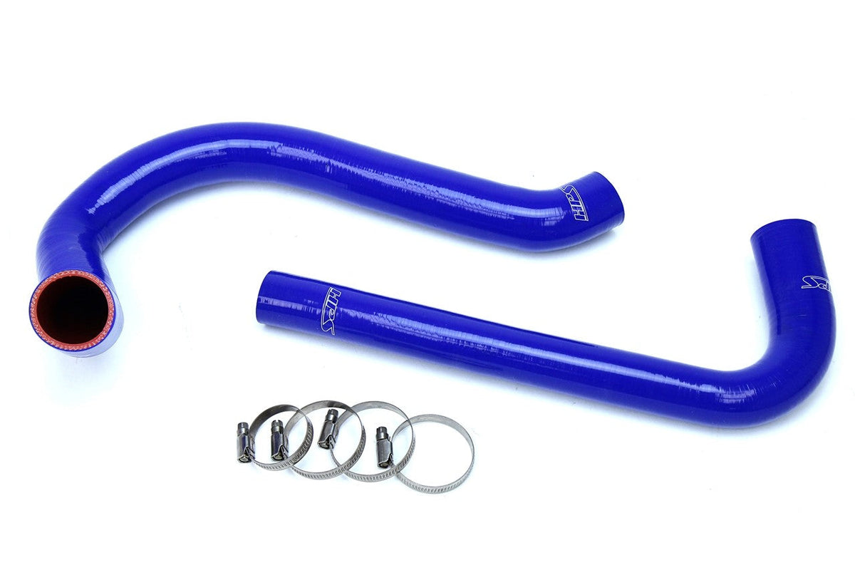 HPS Performance 57-1627-BLUE Silicone Radiator Coolant Hose Kit For 87-95 Jeep Wrangler YJ 2.5L