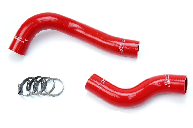 HPS Performance 57-1632-RED Silicone Radiator Coolant Hose Kit For 16-20 Lexus GSF / 15-20 RCF / 22-25 IS500 V8 5.0L