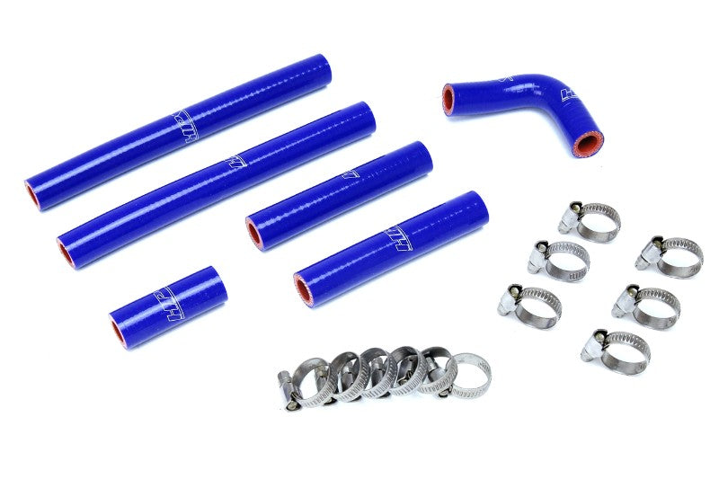 HPS Performance 57-1638-BLUE Silicone Heater Coolant Hose Kit For 96-97 LX450 / 92-97 Land Cruiser FJ80 4.5L Equipped w/Rear Heater