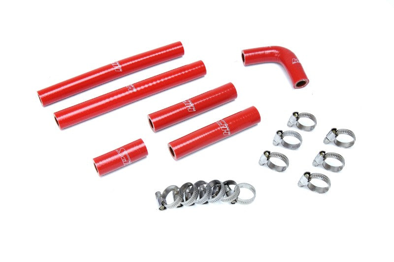HPS Performance 57-1638-RED Silicone Heater Coolant Hose Kit For 96-97 LX450 / 92-97 Land Cruiser FJ80 4.5L Equipped w/Rear Heater