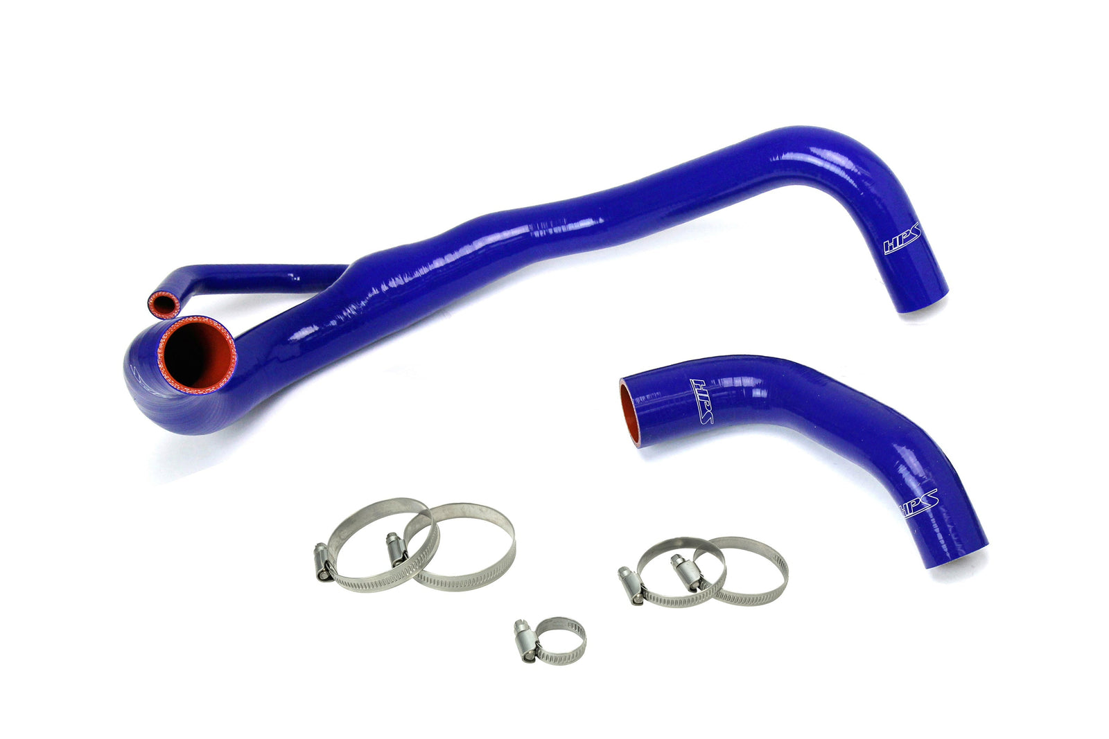 HPS Performance 57-1646R-BLUE Silicone Radiator Coolant Hose Kit For 11-20 Dodge Charger 5.7L V8 Pursuit
