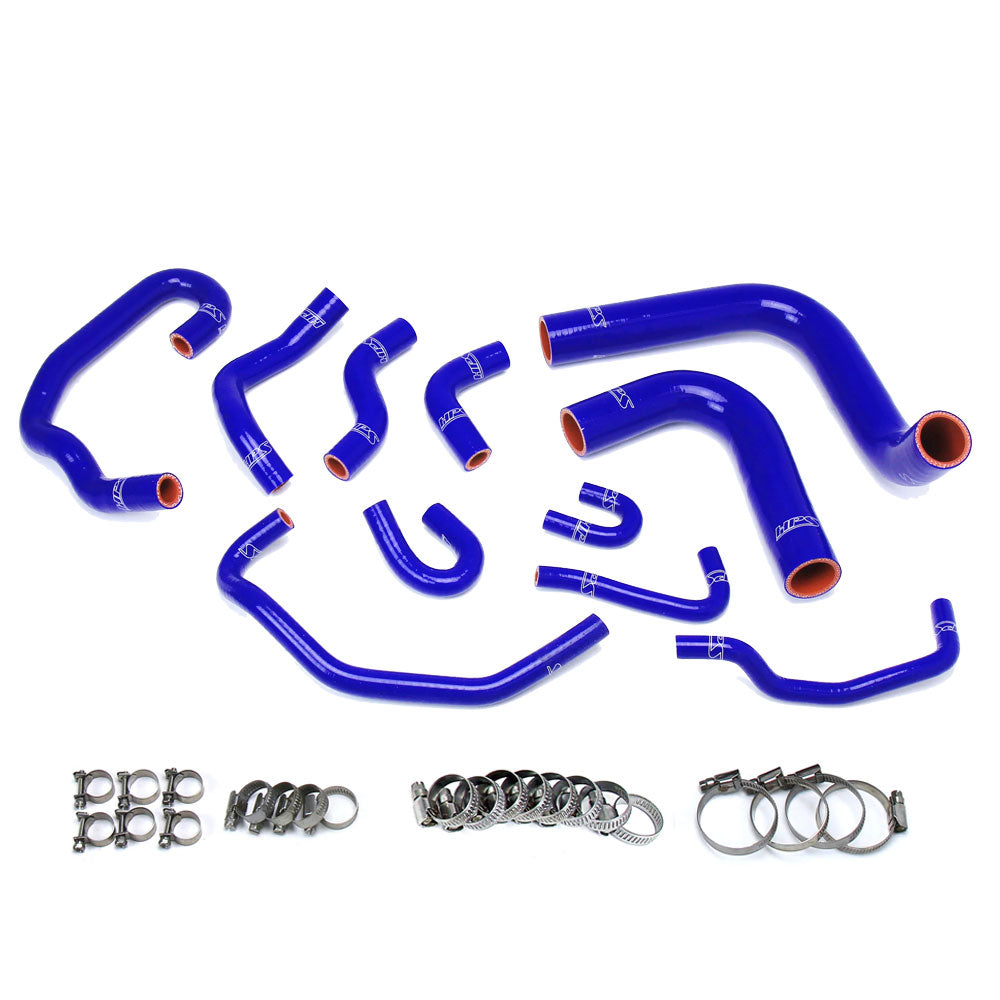 HPS Performance 57-1654-BLUE Silicone Radiator/Heater Coolant Hose Kit For 93-95 Toyota 4Runner/Pickup 3.0L V6 LHD