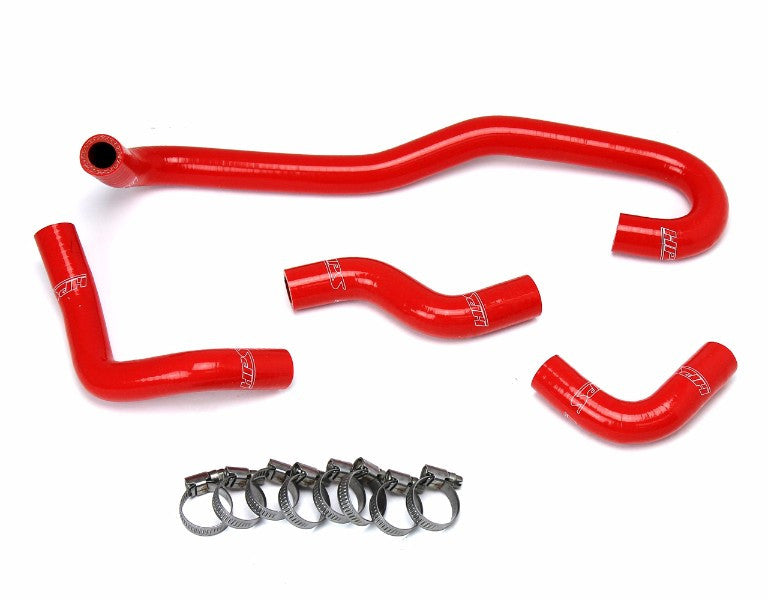 HPS Performance 57-1655-RED Silicone Heater Coolant Hose Kit For 89-92 Toyota 4Runner / Pickup 3.0L V6 LHD