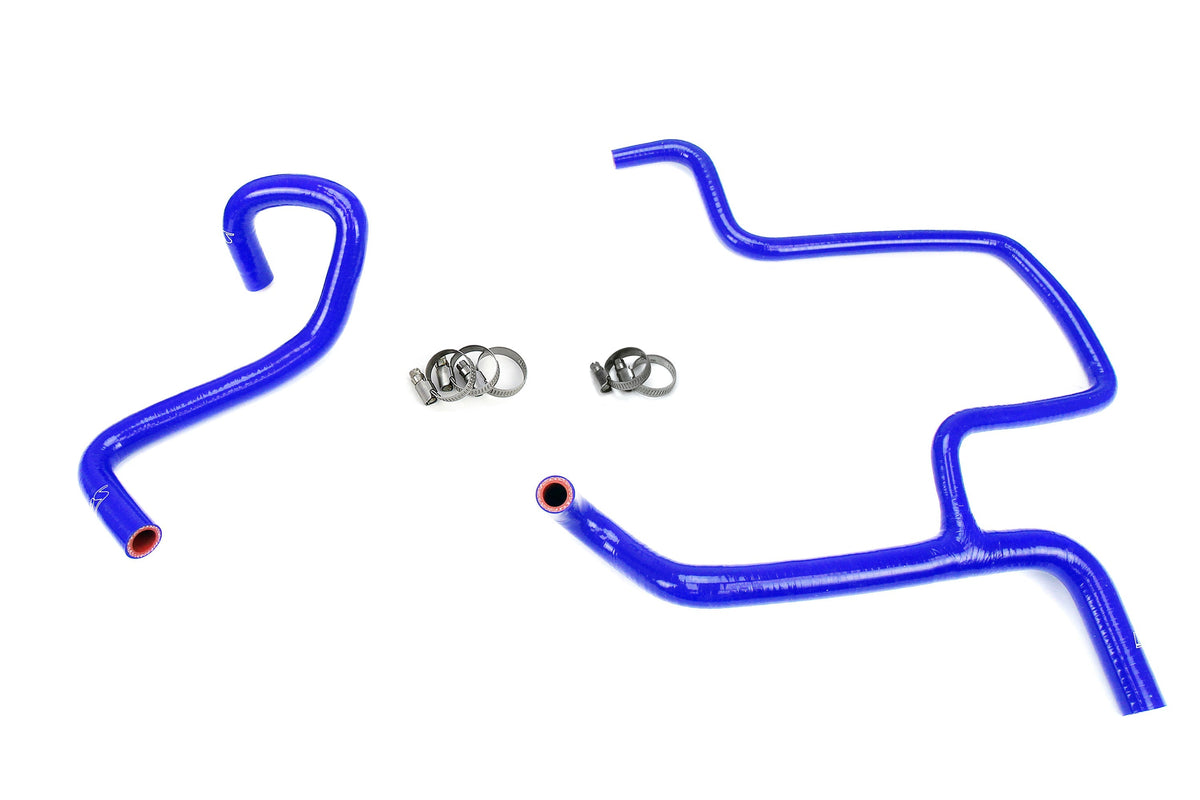 HPS Performance 57-1675H-BLUE Silicone Heater Coolant Hose Kit For 15-23 Dodge Challenger Charger 6.4 V8