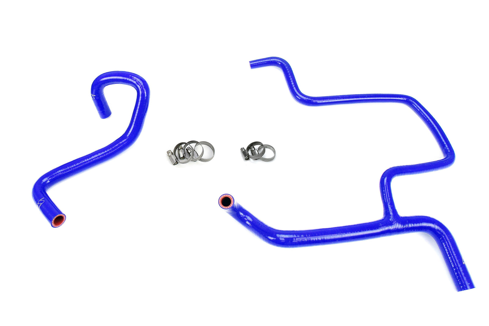 HPS Performance 57-1675H-BLUE Silicone Heater Coolant Hose Kit For 15-23 Dodge Challenger Charger 6.4 V8