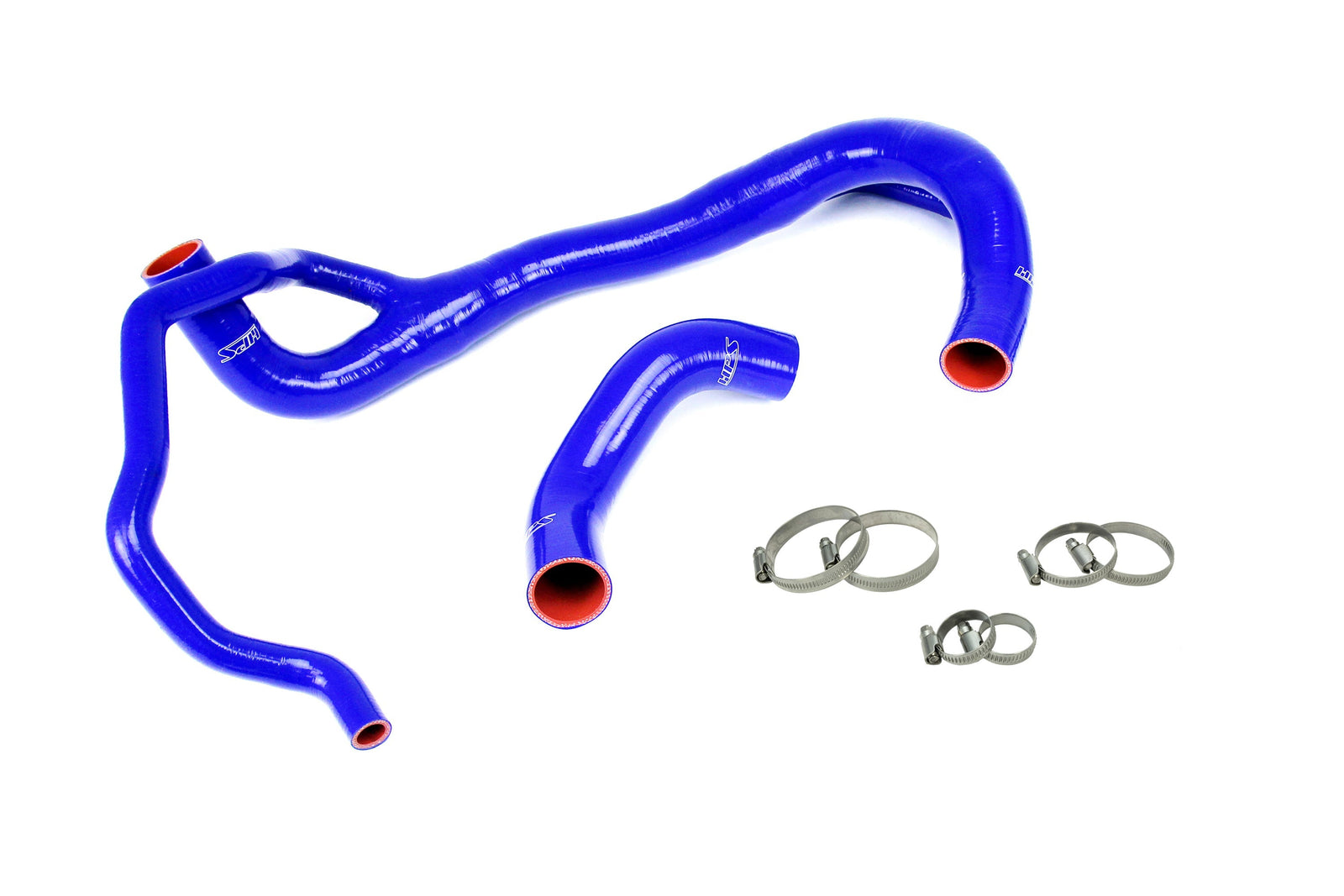HPS Performance 57-1675R-BLUE Silicone Radiator Coolant Hose Kit For 15-23 Dodge Challenger / Charger 6.4L V8