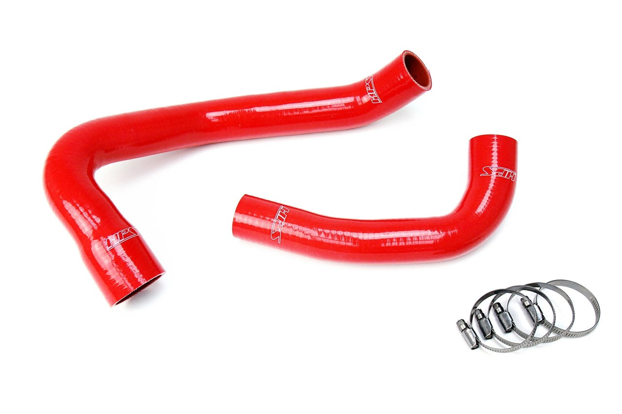 HPS Performance 57-1688-RED Silicone Radiator Coolant Hose Kit For 97-06 Jeep Wrangler 4.0L (TJ 2nd Gen)