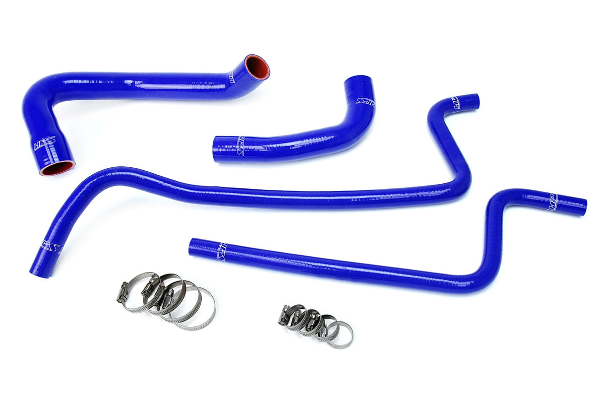 HPS Performance 57-1689-BLUE Silicone Radiator/Heater Coolant Hose Kit For 97-01 Jeep Wrangler TJ 4.0L LHD