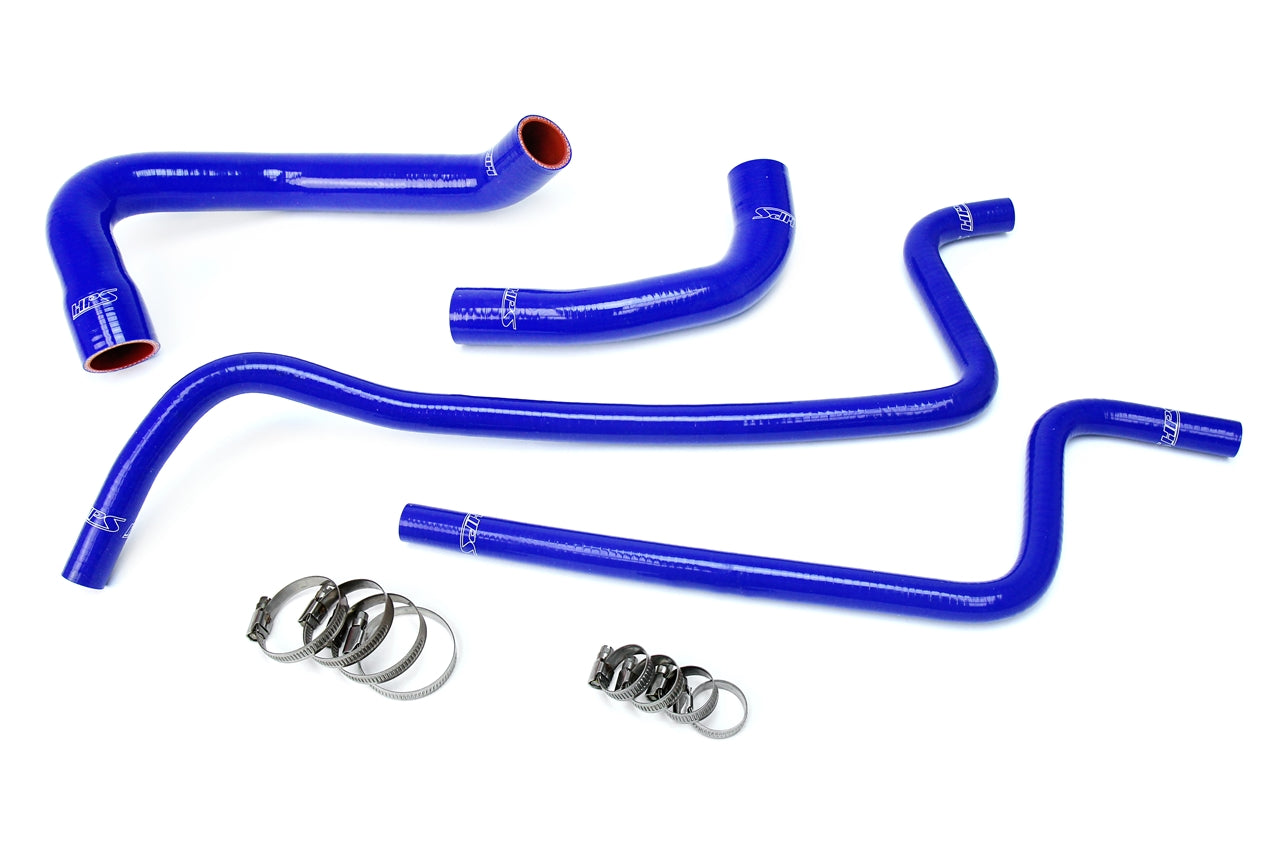 HPS Performance 57-1689-BLUE Silicone Radiator/Heater Coolant Hose Kit For 97-01 Jeep Wrangler TJ 4.0L LHD