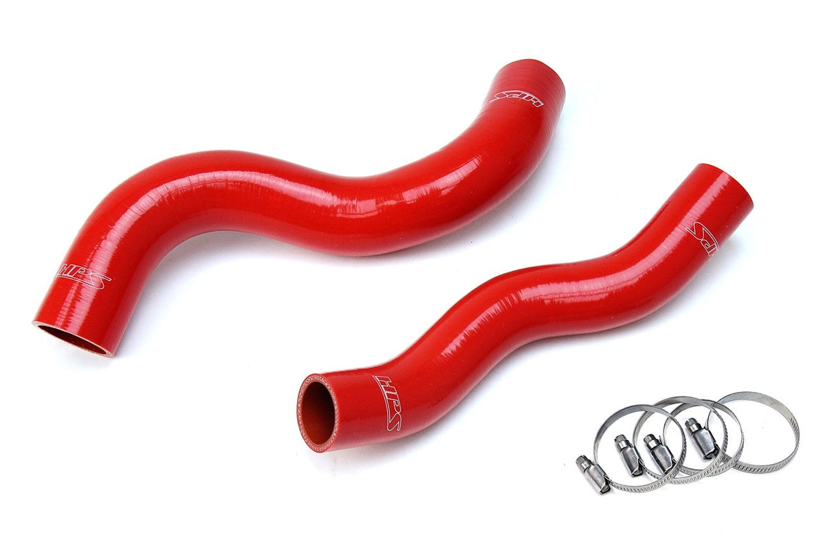 HPS Performance 57-1703-RED Silicone Radiator Coolant Hose Kit For 05-09 Jeep Grand Cherokee / 06-09 Commander 4.7L V8