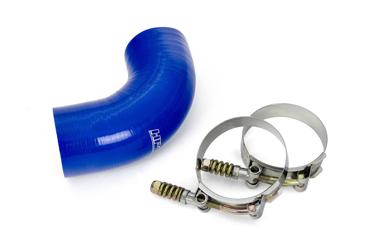 HPS Performance Blue 6-Ply Silicone Transmission Oil Cooler Hose Kit For 11-15 Mack MRU613 / Mack MP7 Engine Replace OE# 22883153