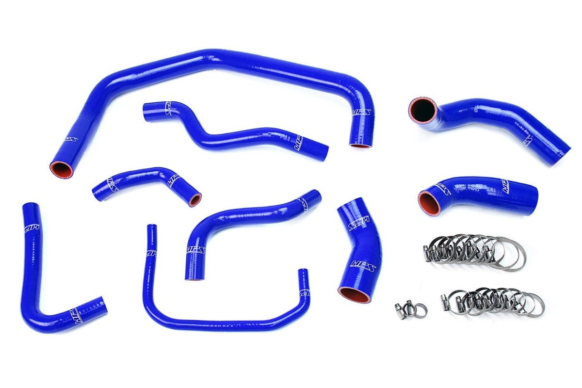 HPS Performance 57-1728-BLUE Silicone Radiator Coolant Hose Kit For 03-04 Ford Mustang SVT Cobra 4.6L V8 Supercharged