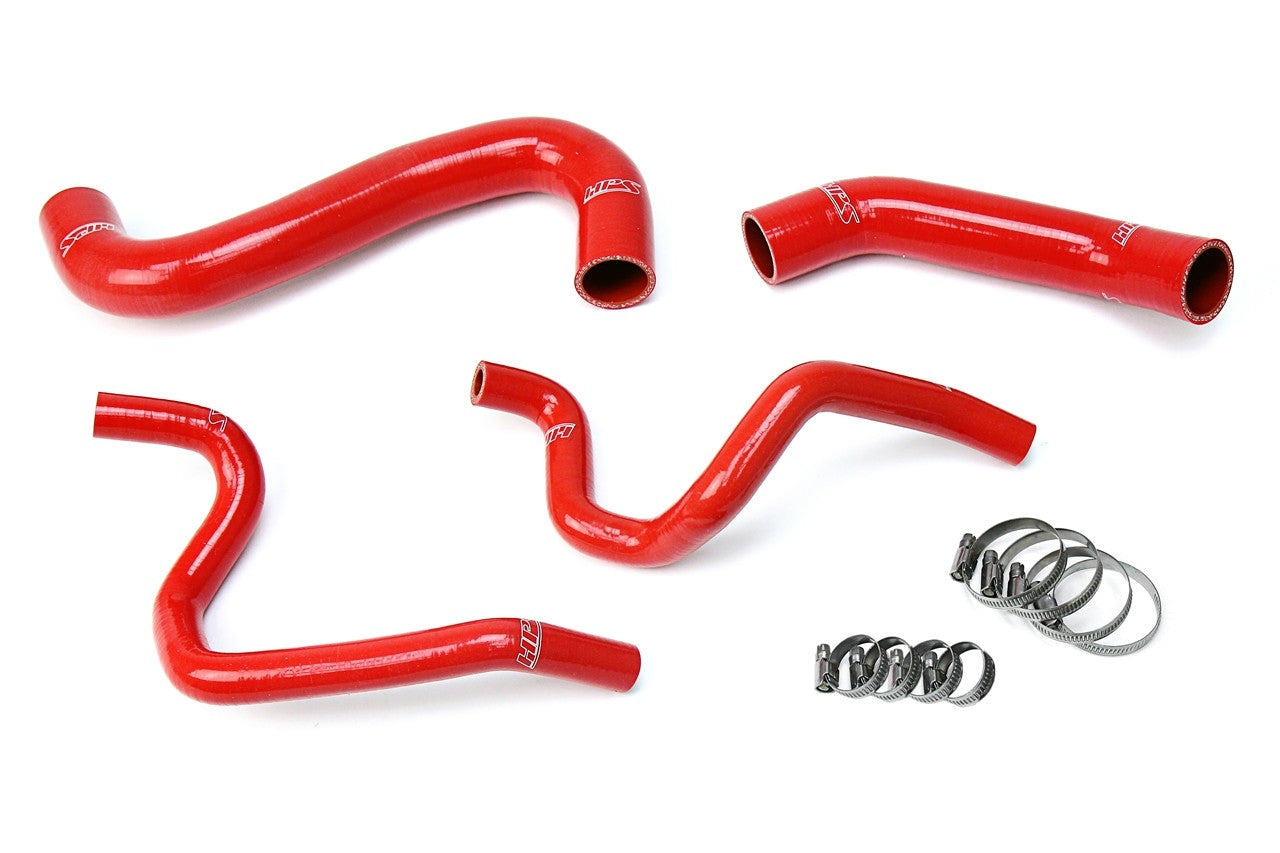 HPS Performance 57-1731-RED Silicone Radiator/Heater Coolant Hose Kit For 02 Subaru Impreza 2.5L Non Turbo