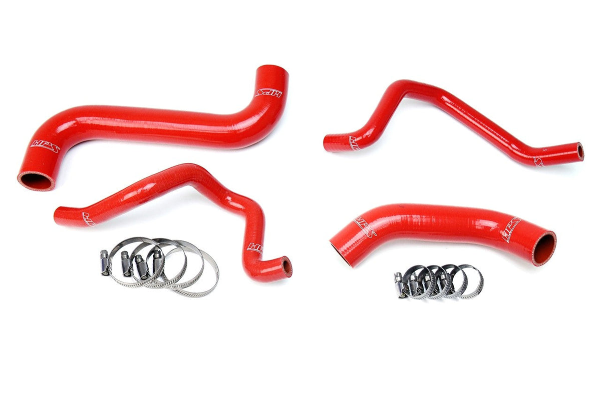 HPS Performance 57-1734-RED Silicone Radiator/Heater Coolant Hose Kit For 06-07 Subaru Impreza 2.5L Non Turbo