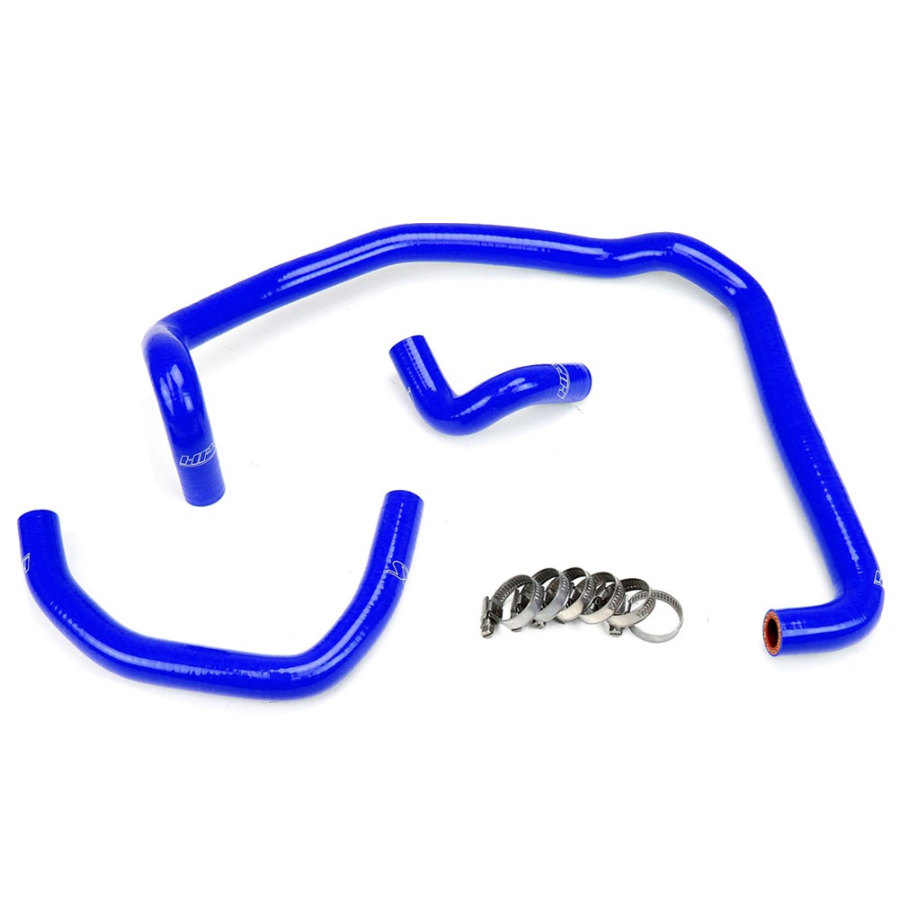 HPS Performance 57-1746H-BLUE Silicone Heater Coolant Hose Kit For 95-04 Toyota Tacoma 2.4L & 2.7L 4Cyl
