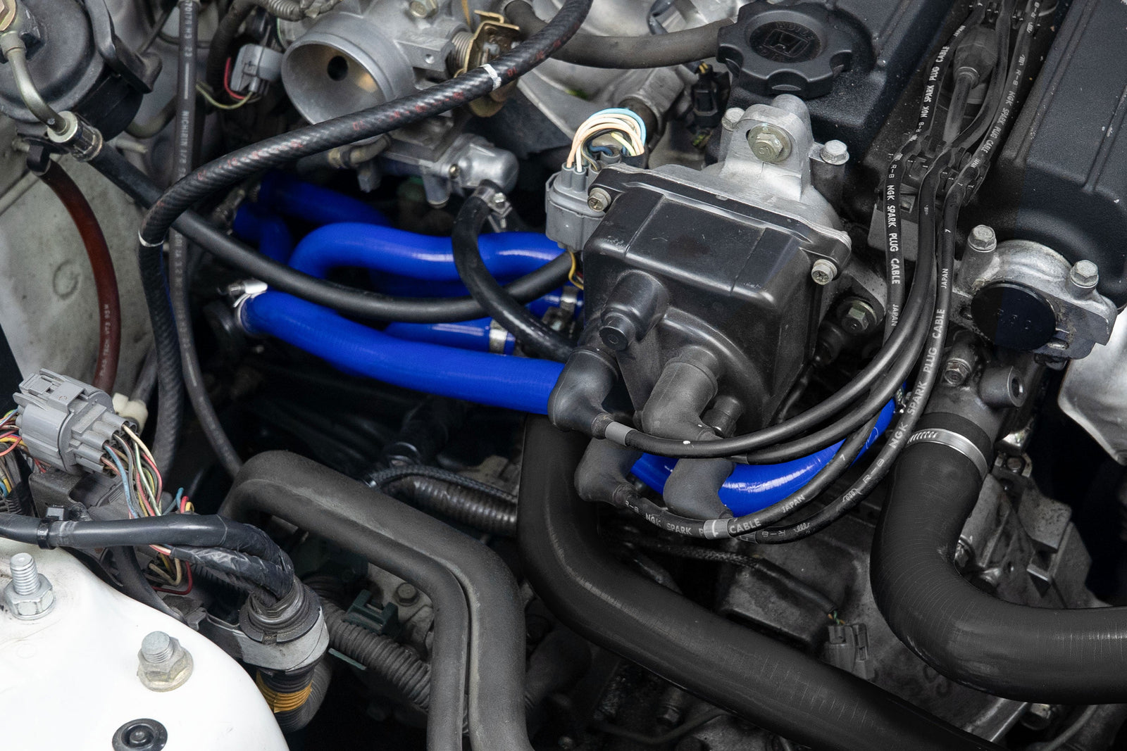 HPS Black 3-Ply Silicone Heater Coolant Hose Kit For 94-99 Integra 1.8L Non V-Tec / 92-95 Civic 1.5L D15 SOHC / 93-97 Del Sol