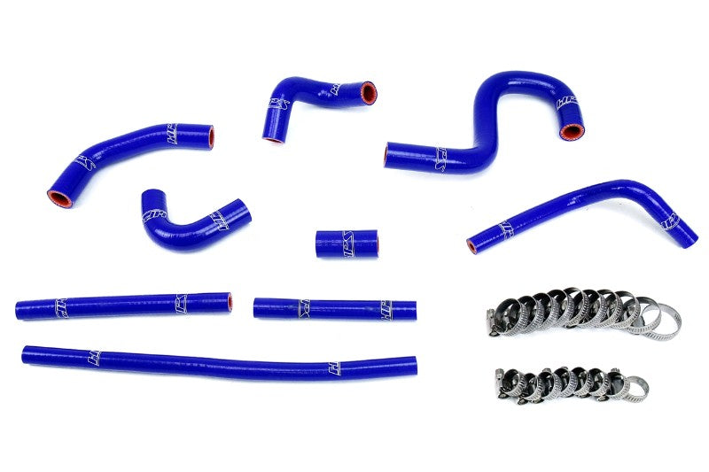 HPS Performance 57-1798-BLUE Silicone Heater Coolant Hose Kit For 96-02 Toyota 4Runner 3.4L V6 with Rear Heater