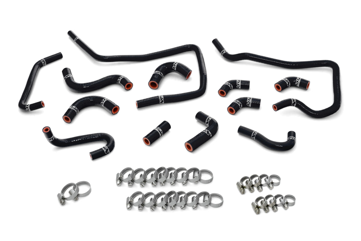 57-1805-BLK HPS Black Silicone Ancillary Coolant Hose Kit For 02-03 Subaru Impreza WRX 2.0T