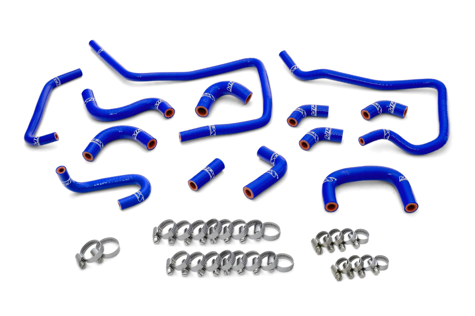 HPS Performance 57-1806-BLUE Silicone Ancillary Coolant Hose Kit For 04 Subaru Impreza WRX 2.0L Turbo