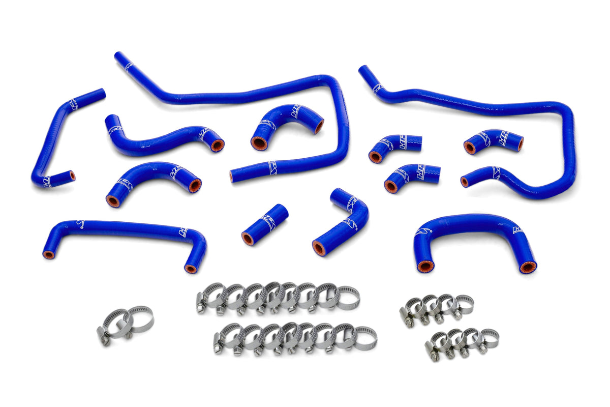 57-1807-BLUE HPS Blue Silicone Ancillary Coolant Hose Kit For 05 Subaru WRX &amp; STI 2.0T 2.5T