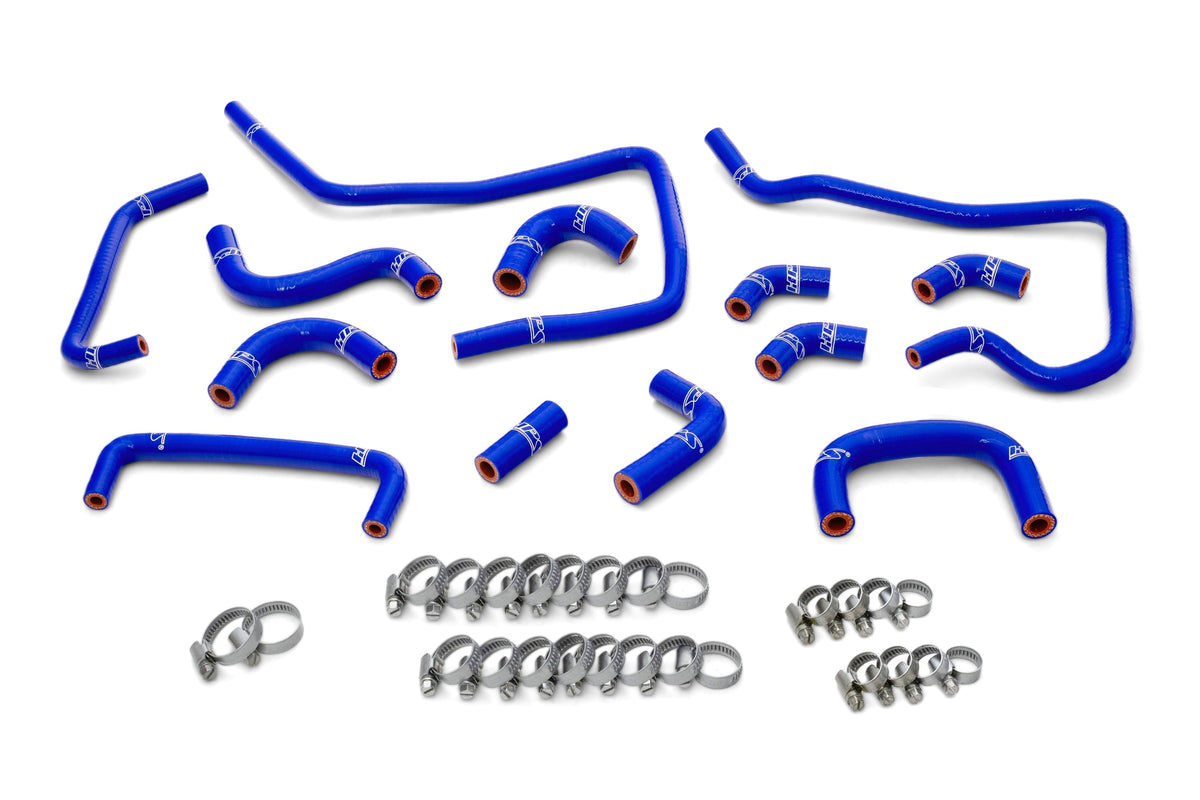 HPS Performance 57-1807-BLUE Silicone Ancillary Coolant Hose Kit For 05 Subaru Impreza WRX & WRX STI 2.0T 2.5T Turbo