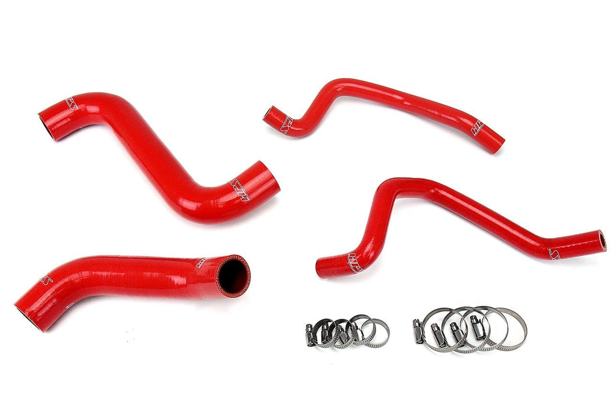 HPS Performance 57-1810-RED Silicone Radiator/Heater Coolant Hose Kit For 04 Subaru Impreza WRX 2.0L Turbo