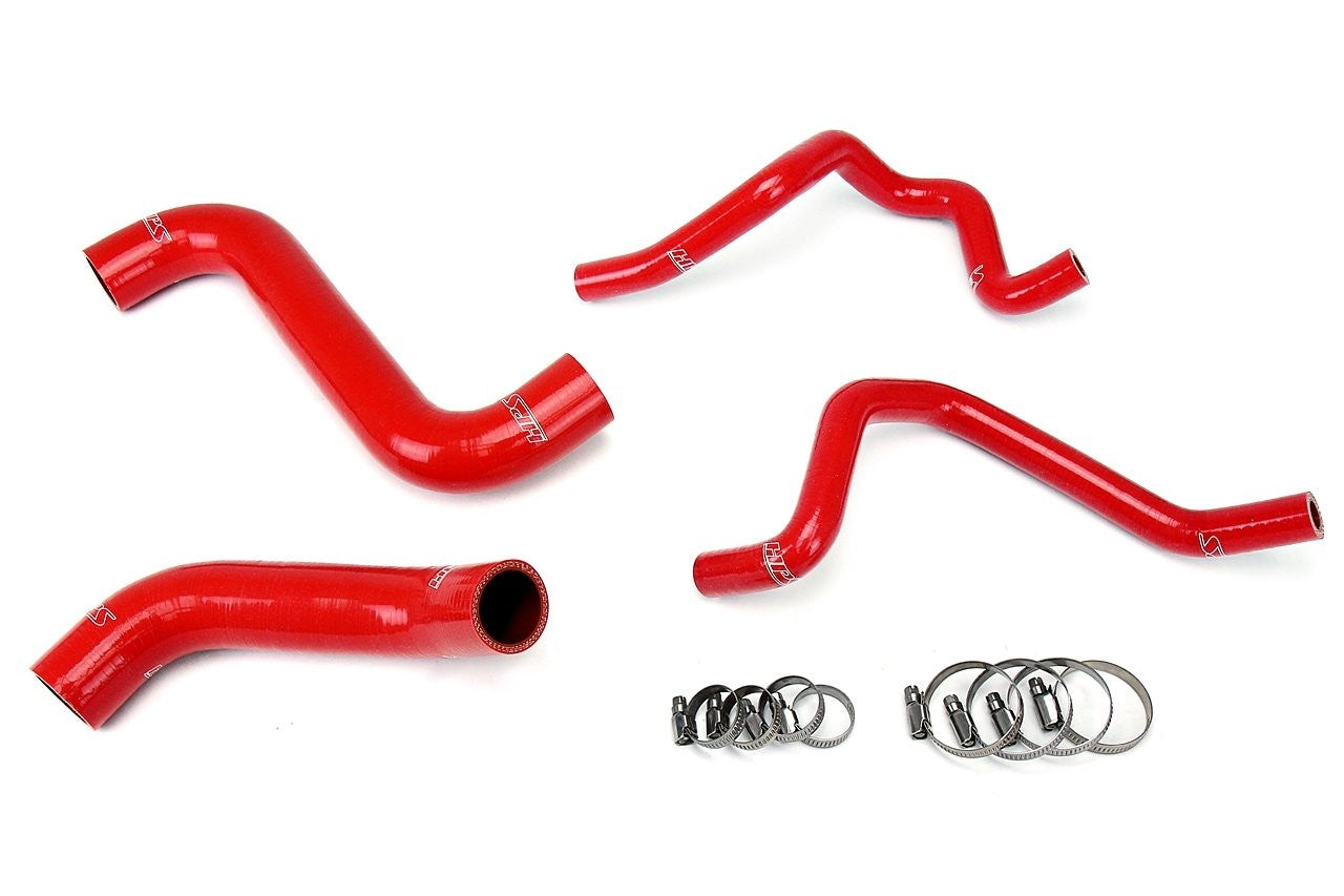 HPS Performance 57-1811-RED Silicone Radiator/Heater Coolant Hose Kit For 05-07 Subaru Impreza WRX STI 2.0L 2.5L Turbo