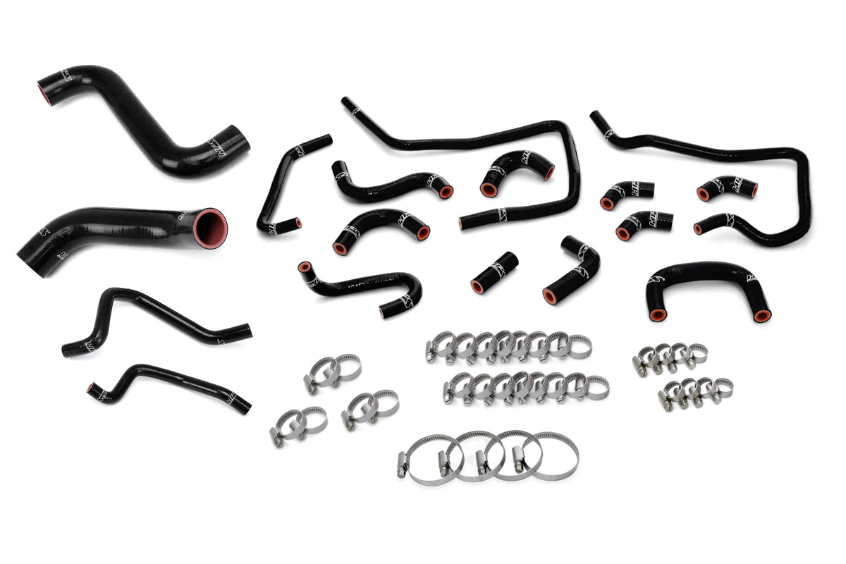 57-1813-BLK HPS Black Silicone Radiator/Heater/Ancillary Hose Kit For 04 Impreza WRX 2.0T