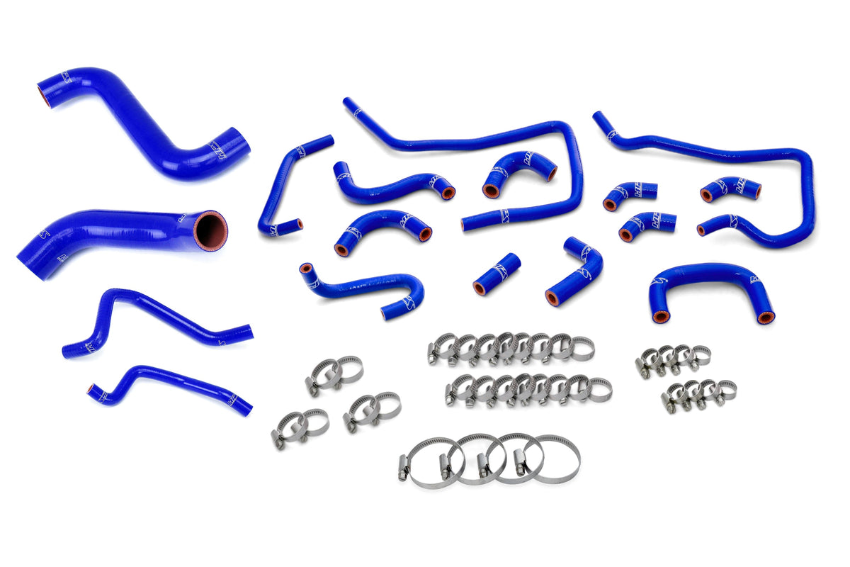 57-1813-BLUE HPS Blue Silicone Radiator/Heater/Ancillary Hose Kit For 04 Impreza WRX 2.0T