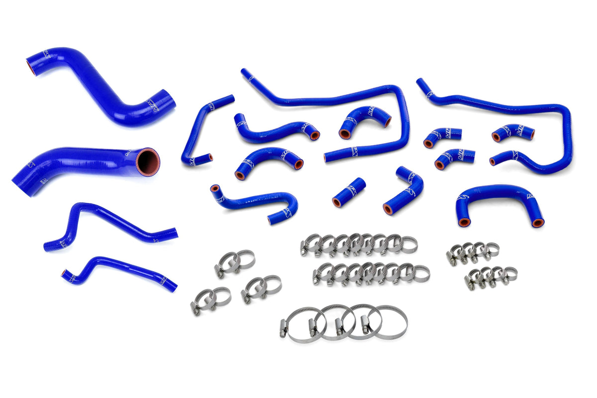 HPS Performance 57-1813-BLUE Silicone Radiator/Heater/Ancillary Coolant Hose Kit For 04 Subaru Impreza WRX 2.0L Turbo