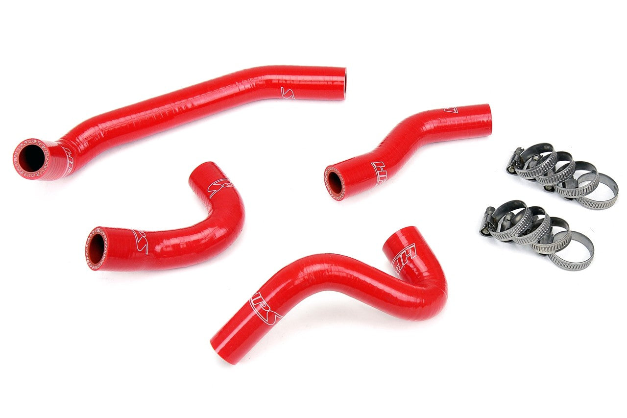 HPS Performance 57-1824-RED Silicone Radiator Coolant Hose Kit For 18-19 Husqvarna Vitpilen 401 / KTM Duke 390