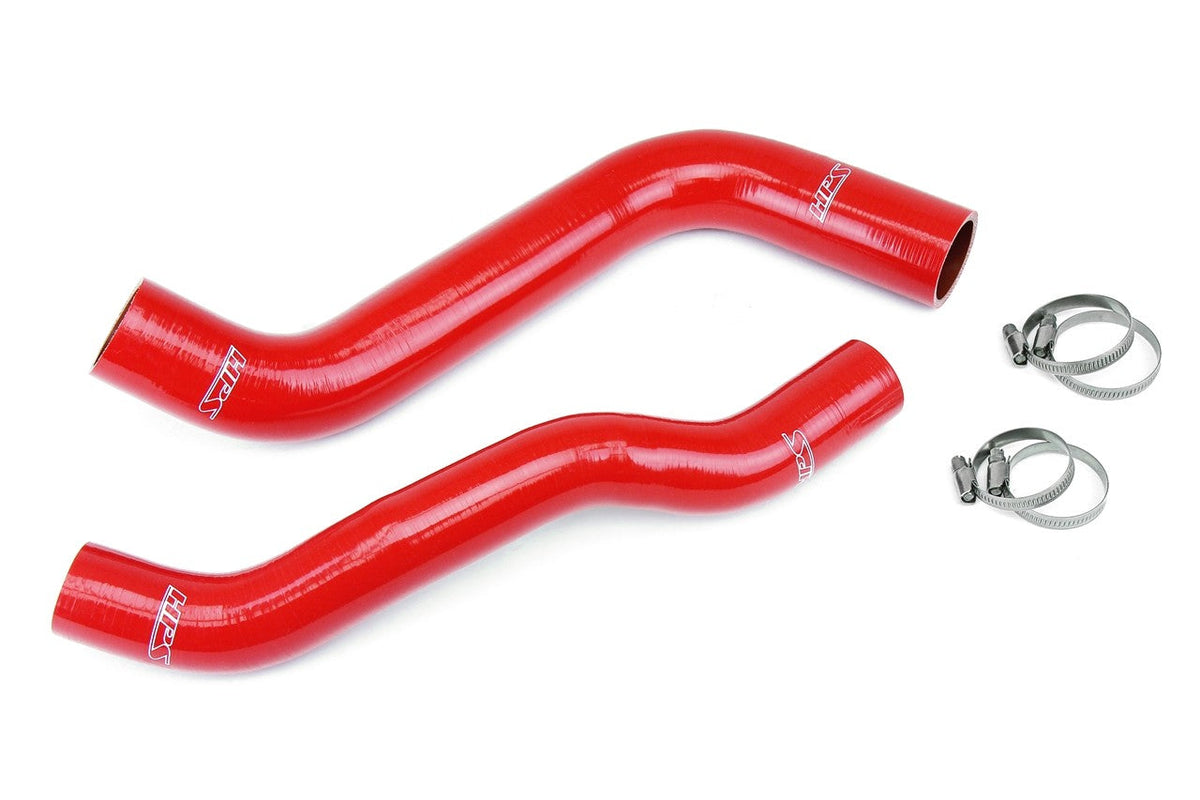HPS Performance 57-1835-RED Silicone Radiator Coolant Hose Kit For 06-10 Jeep Commander / Grand Cherokee 3.7L V6