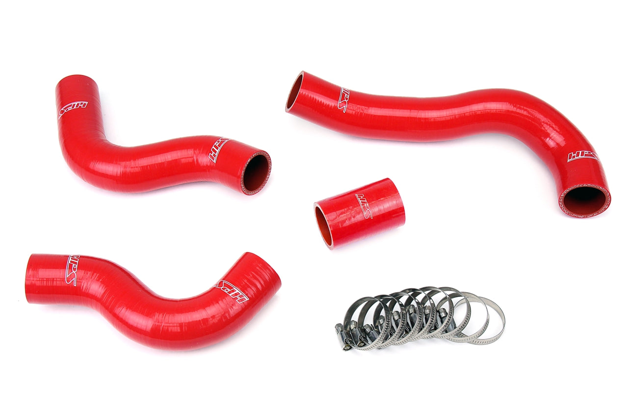 HPS Performance 57-1847-RED Silicone Radiator Coolant Hose Kit For 84-89 Nissan 300ZX 3.0L V6 Turbo & Naturally Aspirated