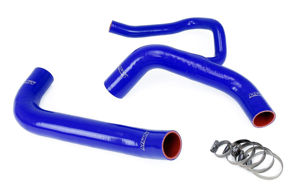 HPS Performance 57-1848-BLUE Silicone Radiator Coolant Hose Kit For 15-23 Dodge Charger / Challenger Hellcat 6.2L