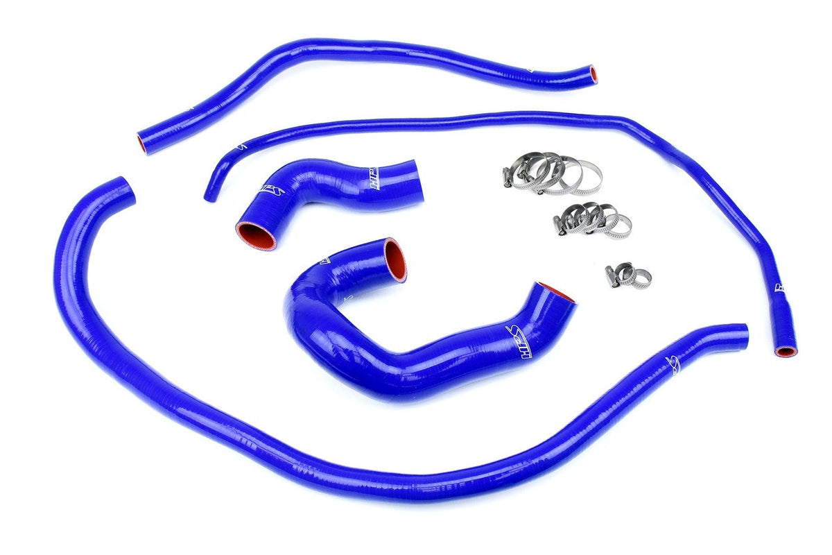 HPS Performance 57-1860-BLUE Silicone Radiator/Heater Coolant Hose Kit For 08-10 BMW 135i/07-13 335i 335ix 335is 3.0L Turbo N54 N55