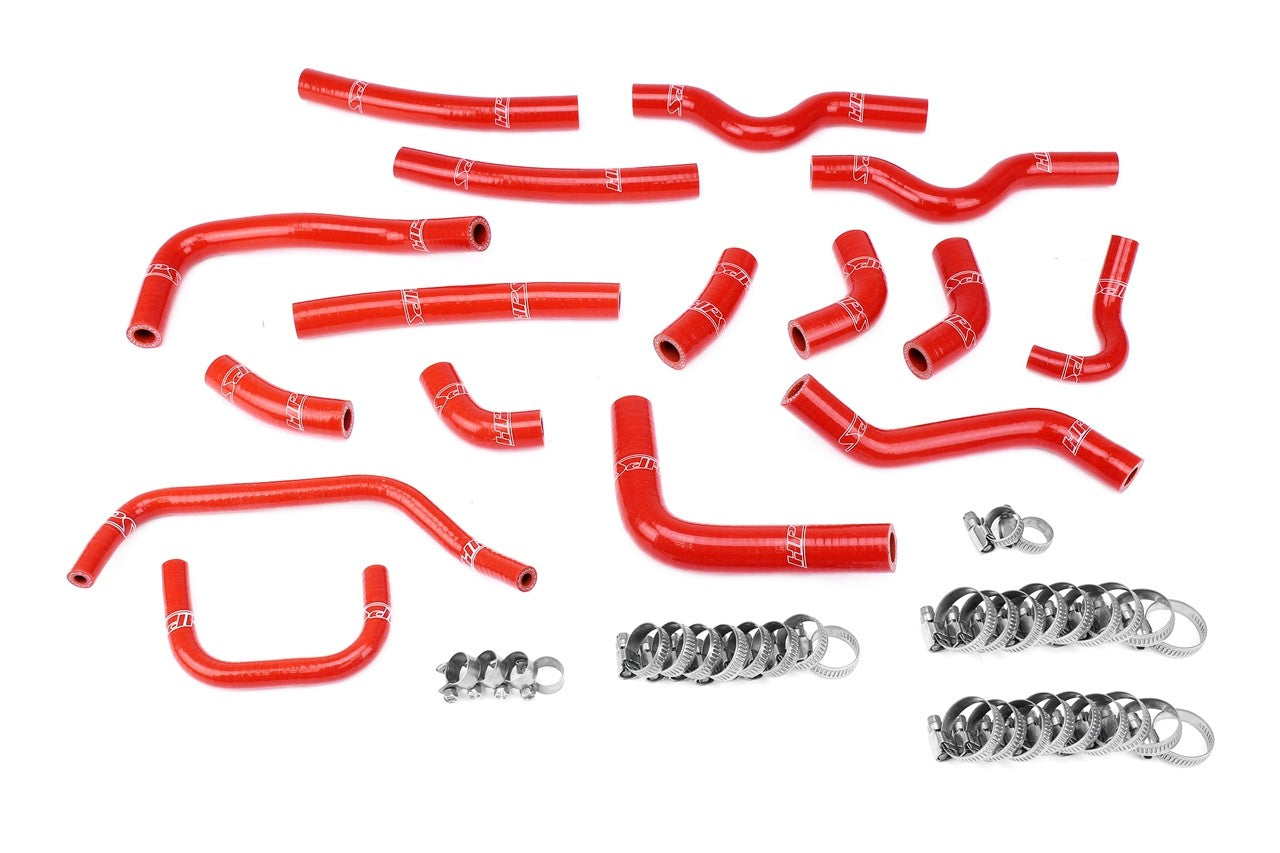 HPS Performance 57-1911-RED Silicone Heater Coolant Hose Kit For 03-07 Lexus LX470 / Toyota Land Cruiser 4.7L V8