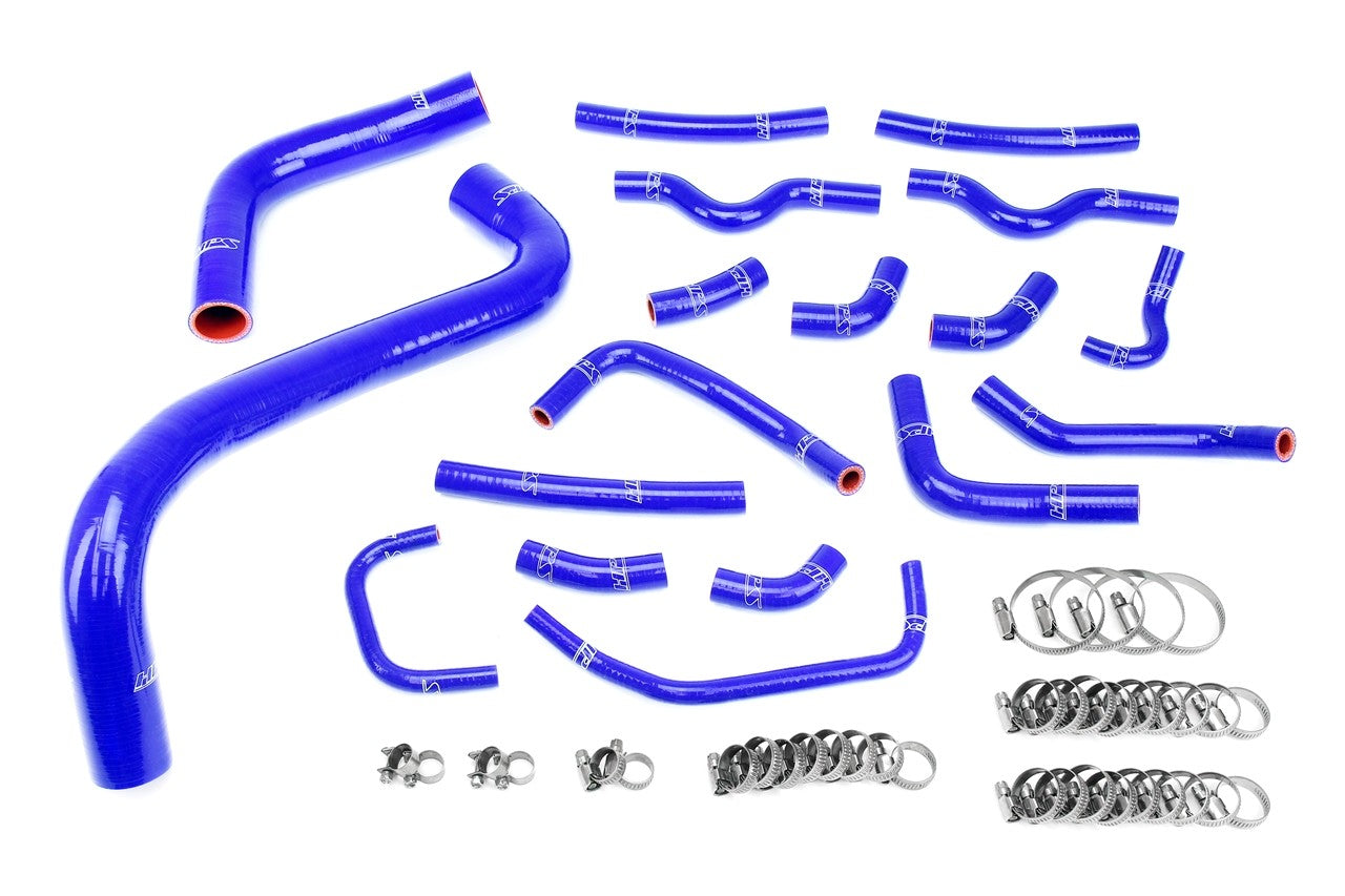 HPS Performance 57-1912-BLUE Silicone Radiator/Heater Coolant Hose Kit For 03-07 Lexus LX470/Land Cruiser 4.7L V8
