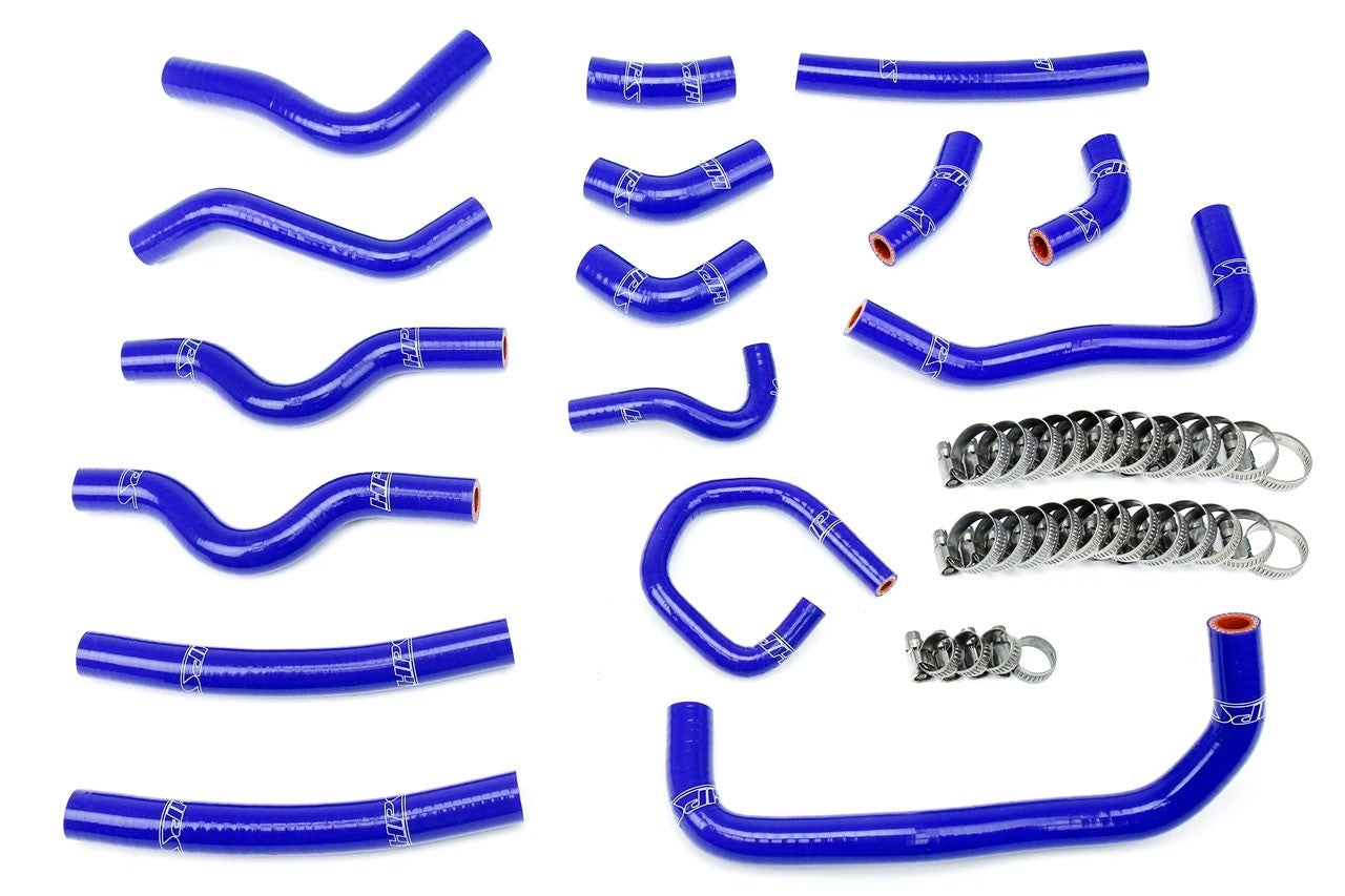 HPS Performance 57-1913-BLUE Silicone Heater Coolant Hose Kit For 98-02 LX470 / Land Cruiser J100