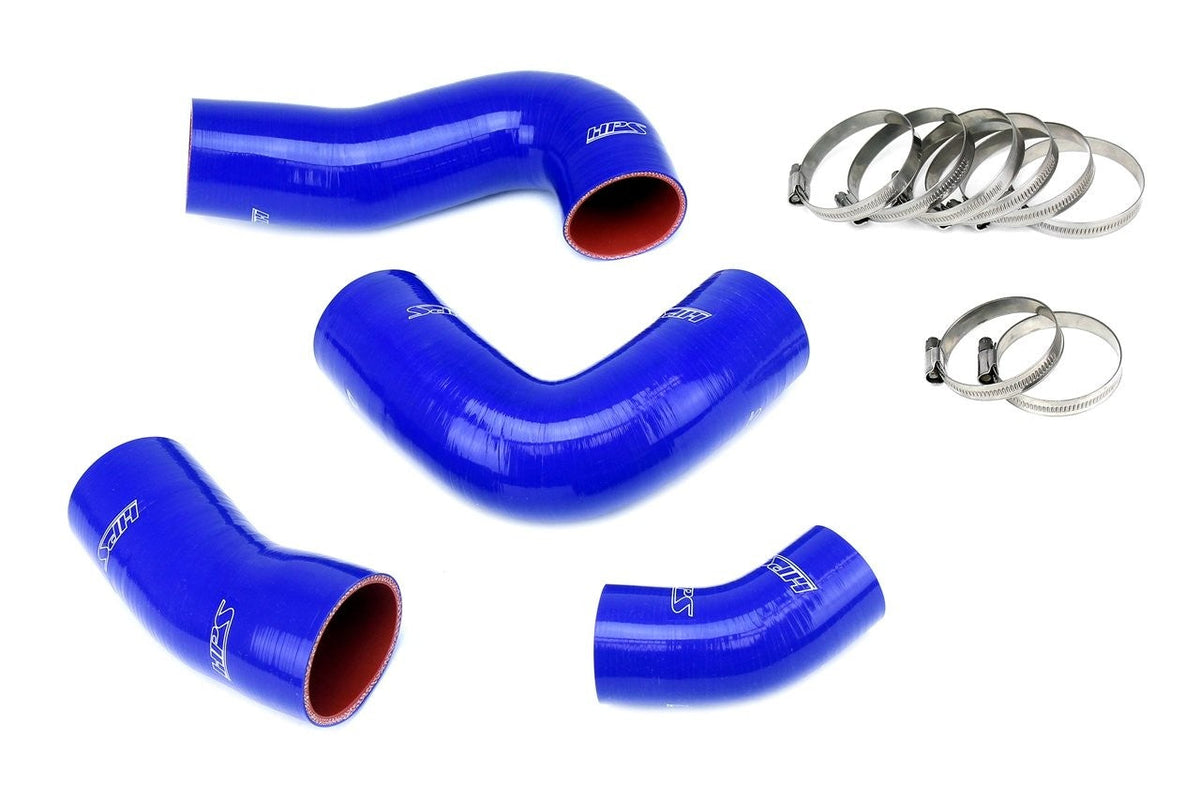 HPS Performance 57-1949-BLUE Silicone Intercooler Hose Boots Kit For 19-21 Volkswagen GTI MK7 2.0L Turbo