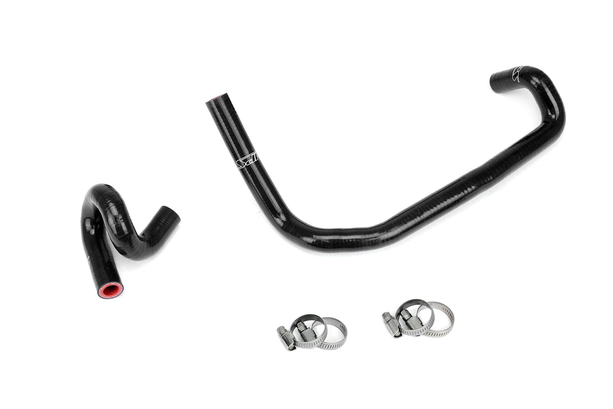 57-1959H-BLK HPS Black 3-Ply Silicone Heater Hose Kit For 01-05 IS300 JZS170 Crown 1JZ Swap