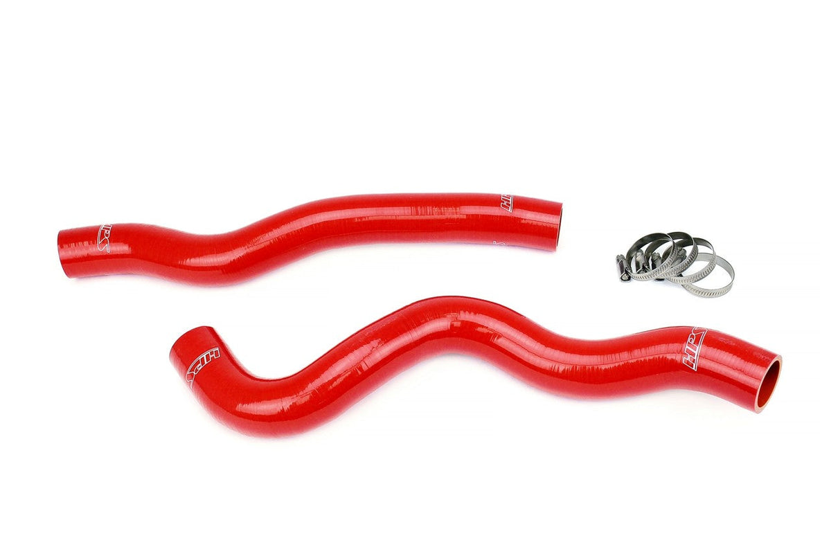 HPS Performance 57-1964-RED Silicone Radiator Hose Kit For 18-23 Kia Stinger / 19-26 Genesis G70 3.3L Twin Turbo
