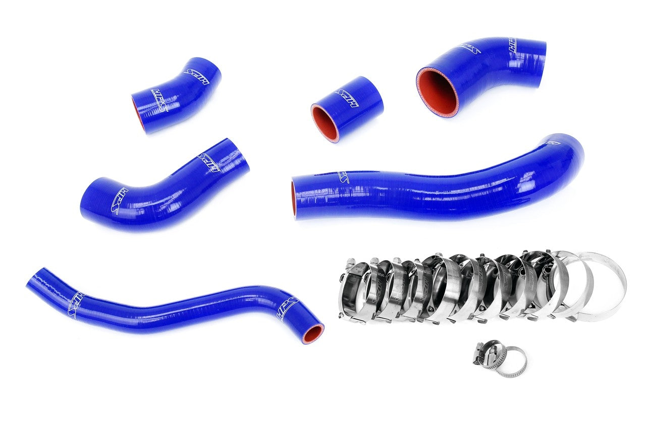 HPS Performance 57-2003-BLUE Silicone Intercooler Hose Boots Kit For 19+ Hyundai Veloster JS 1.6L Turbo