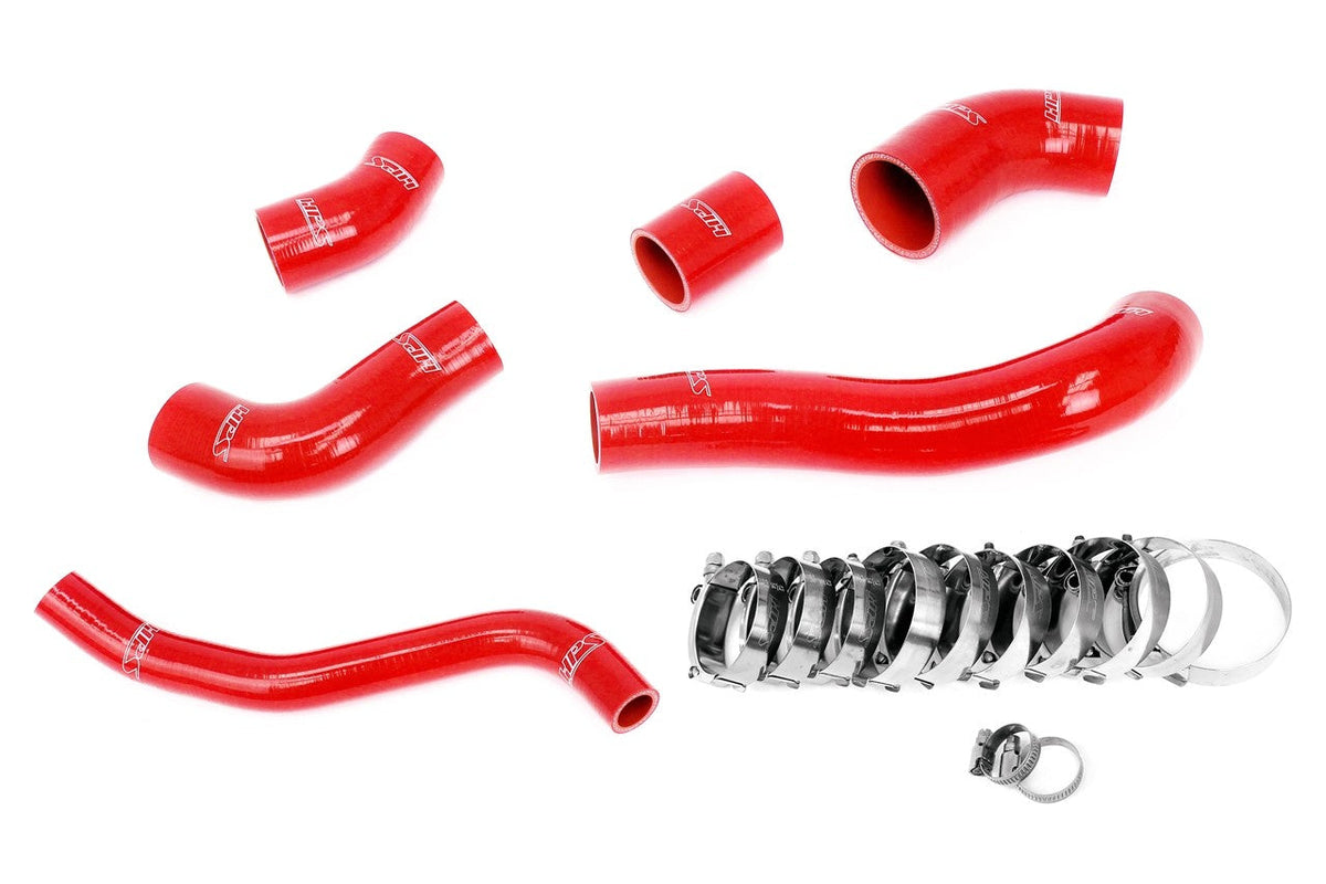 HPS Performance 57-2003-RED Silicone Intercooler Hose Boots Kit For 19+ Hyundai Veloster JS 1.6L Turbo