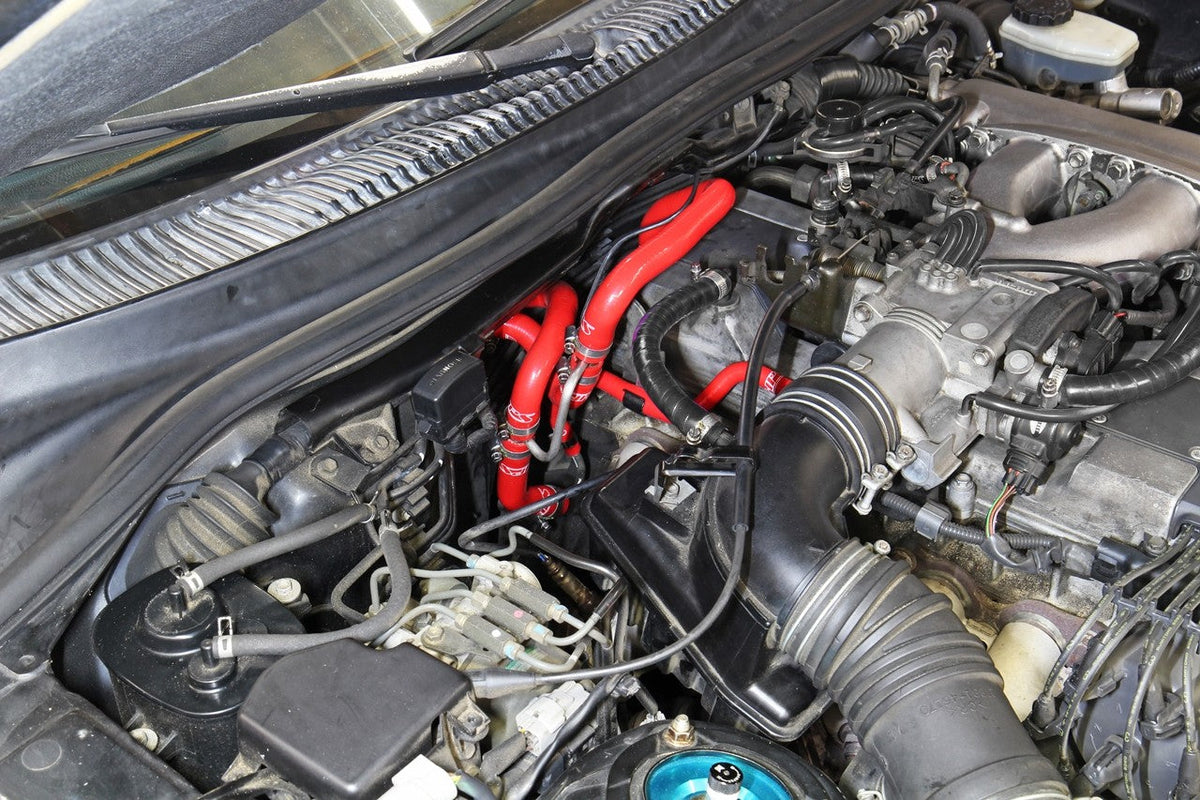 HPS Performance installation Silicone Heater Coolant Hose Kit For 93-98 Toyota Supra 3.0L Non Turbo