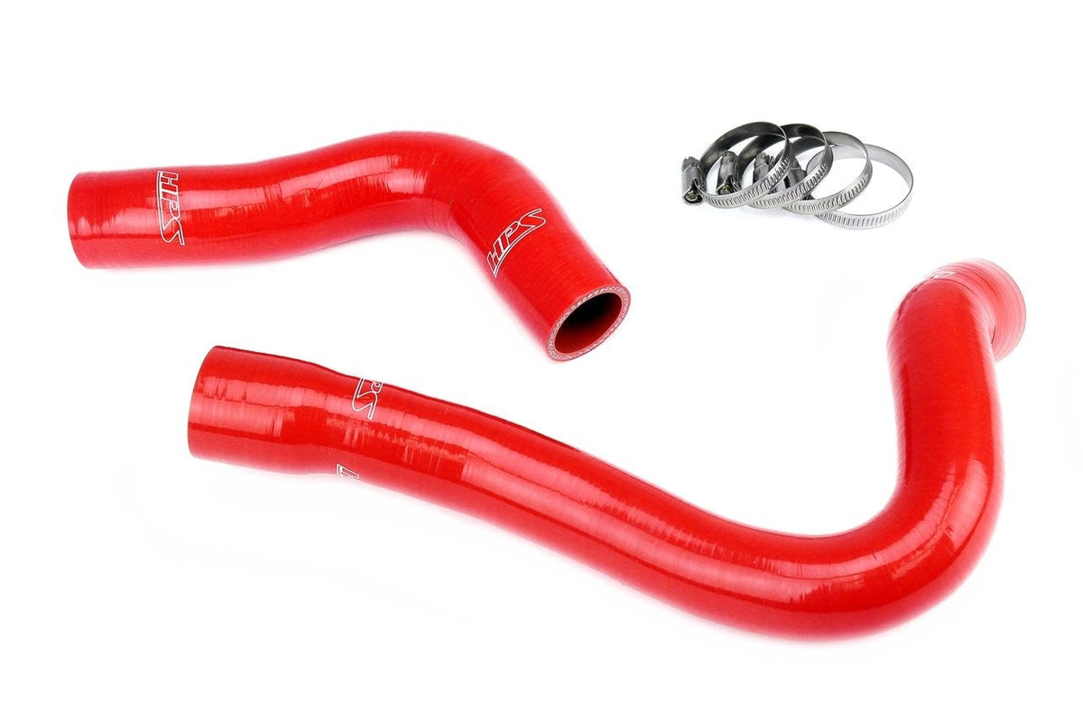 HPS Performance 57-2026-RED Silicone Radiator Coolant Hose Kit For 86-91 Benz 420SEL 560SEL 560SEC V8