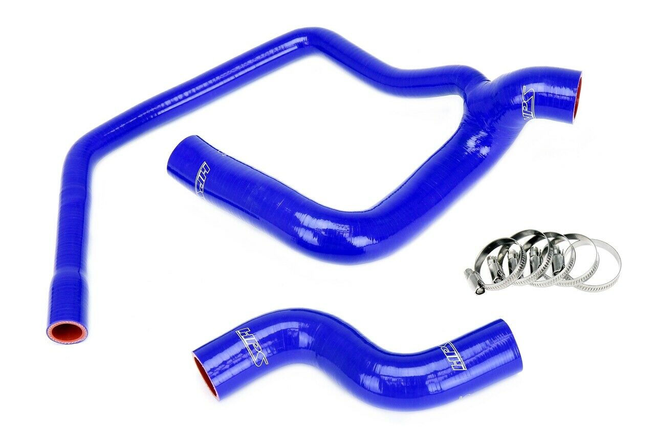 HPS Performance 57-2032-BLUE Silicone Radiator Coolant Hose Kit For 86-91 Benz 300SDL 350SD 350SDL Diesel Turbo
