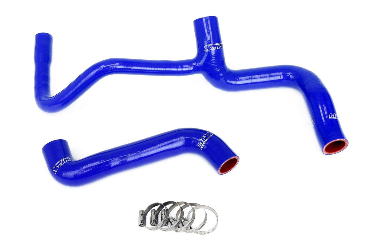 HPS Performance 57-2037-BLUE Silicone Radiator Coolant Hose Kit for 86-89 Mercedes-Benz 190D 2.5L Diesel