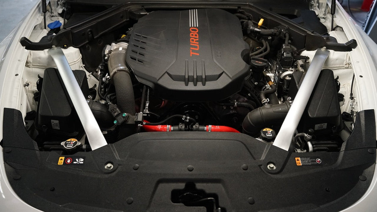 HPS Performance installation Silicone Breather BOV Hose Kit For 17+ G70/G80/G90 / 18-23 Stinger / 19-21 K900 3.3TT