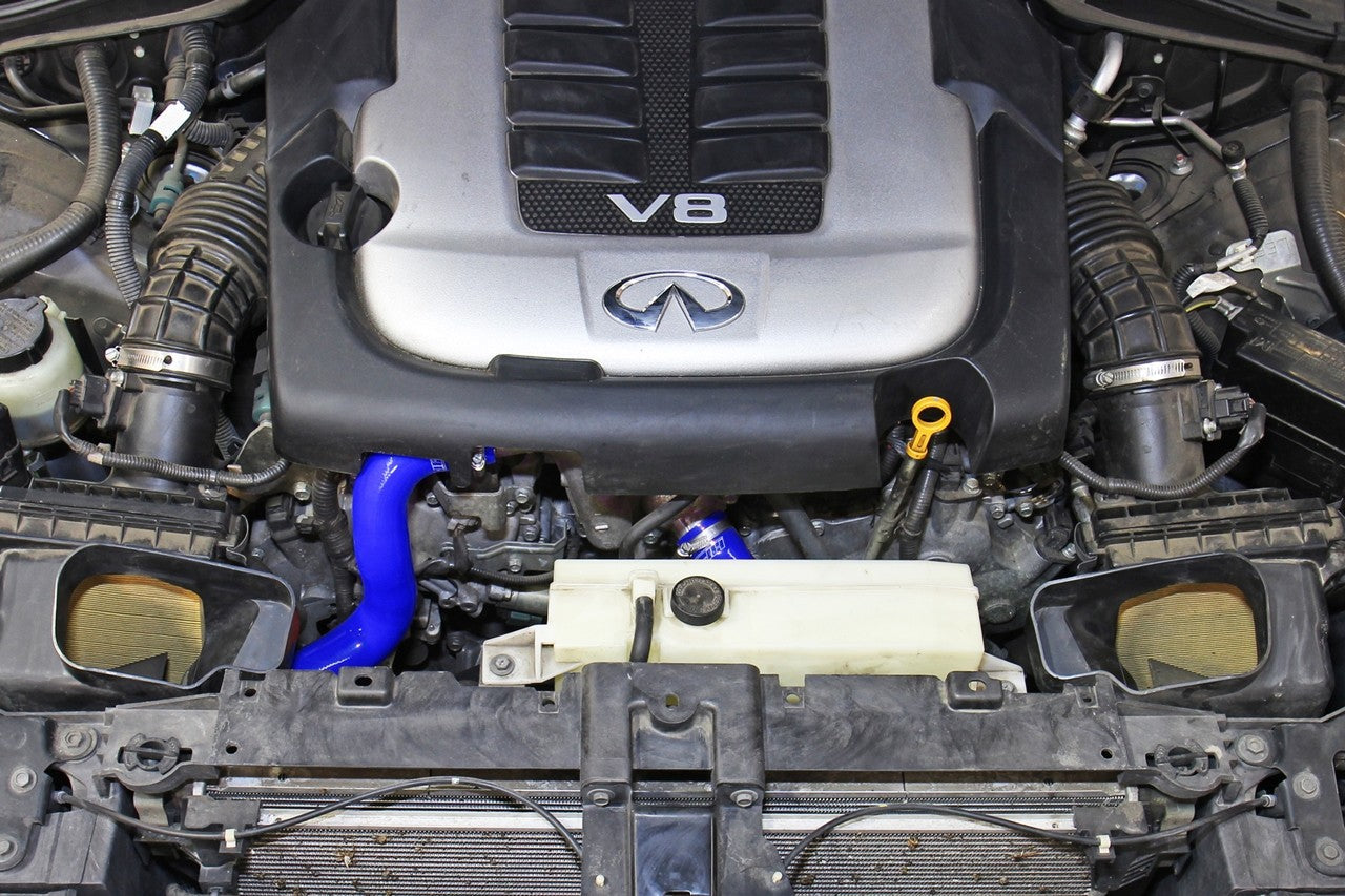 HPS Performance installation Silicone Lower & Upper Radiator Coolant Hose Kit For 11-13 Infiniti M56 / 14-19 Q70 5.6L V8